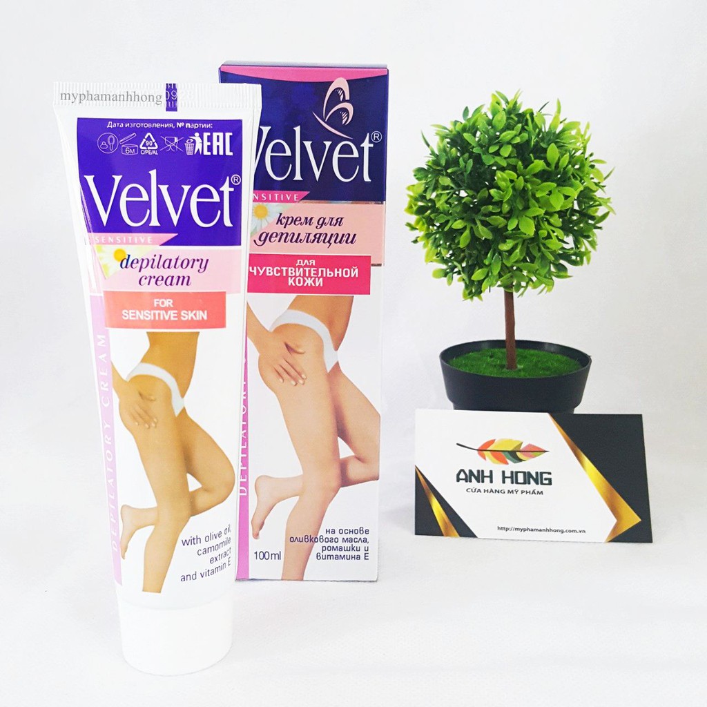 Kem Tẩy Lông Velvet Nga 100ml