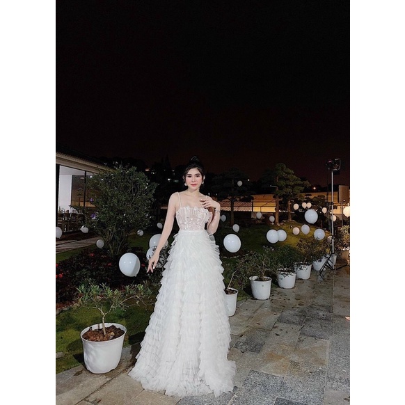 ĐẦM MAXI TẦNG KẾT HOA