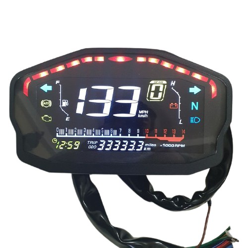 Đồng hồ điện tử DUCATI màn hình LCD cực chất [CÓ BẢO HÀNH] Bộ mắt đọc cảm biến đồng hồ điện tử - SPG-DGDucati