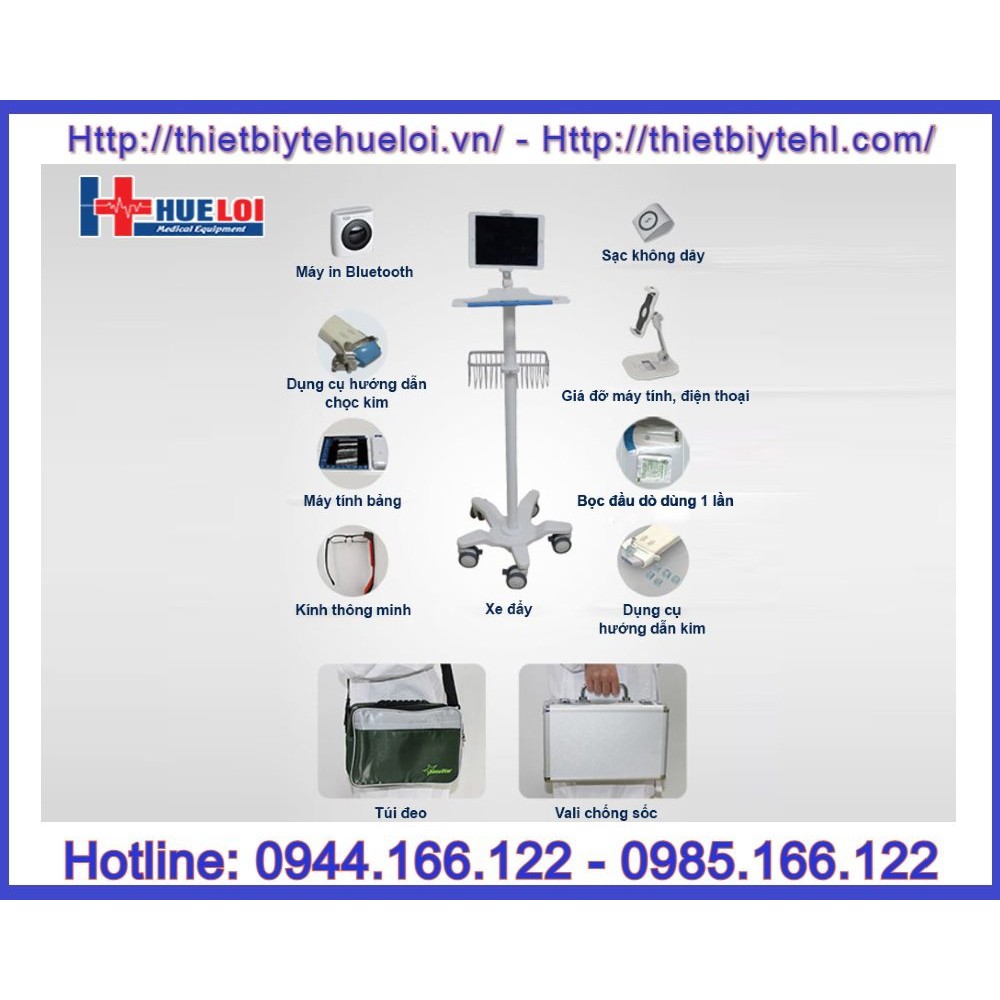 Đầu dò siêu âm Convex kết nối điện thoại không dây _ Thiết bị y tế Huê Lợi