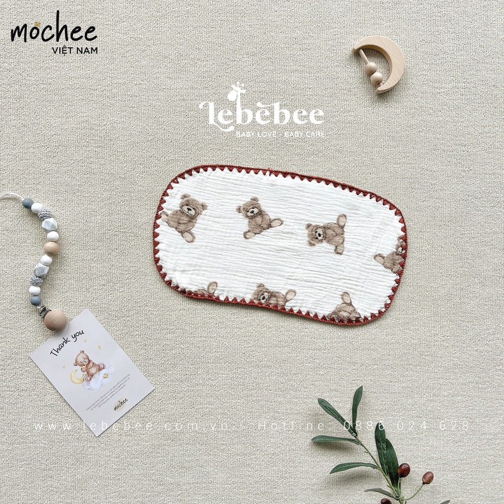 Gối lót xô Mochee thấm mồ hôi cho bé sơ sinh – Lebebee