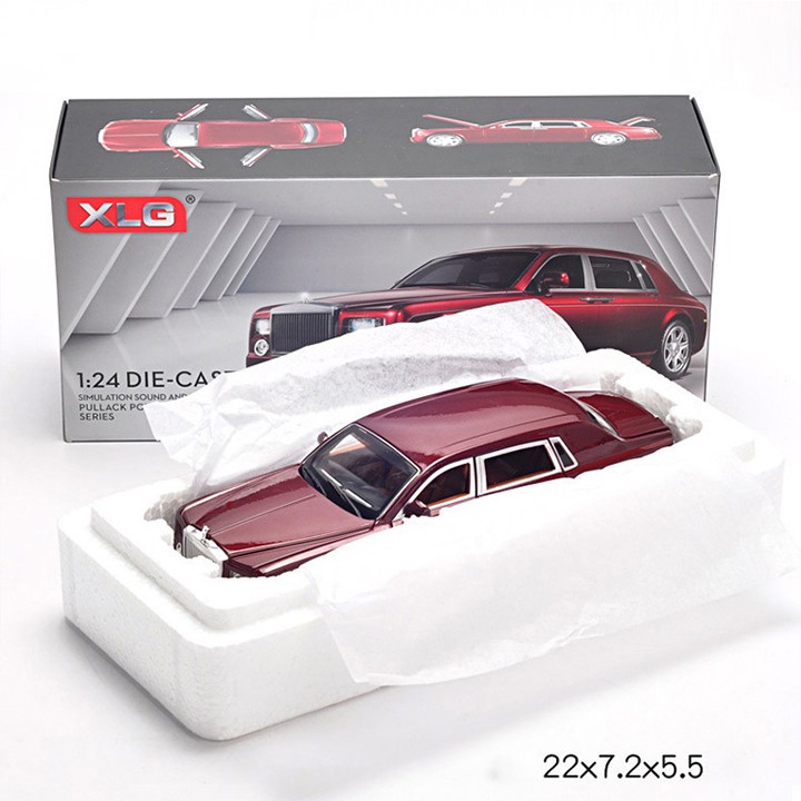 Xe Mô Hình Sắt Chất Lượng Rolls-Royce Phantom Tỉ Lệ 1:24