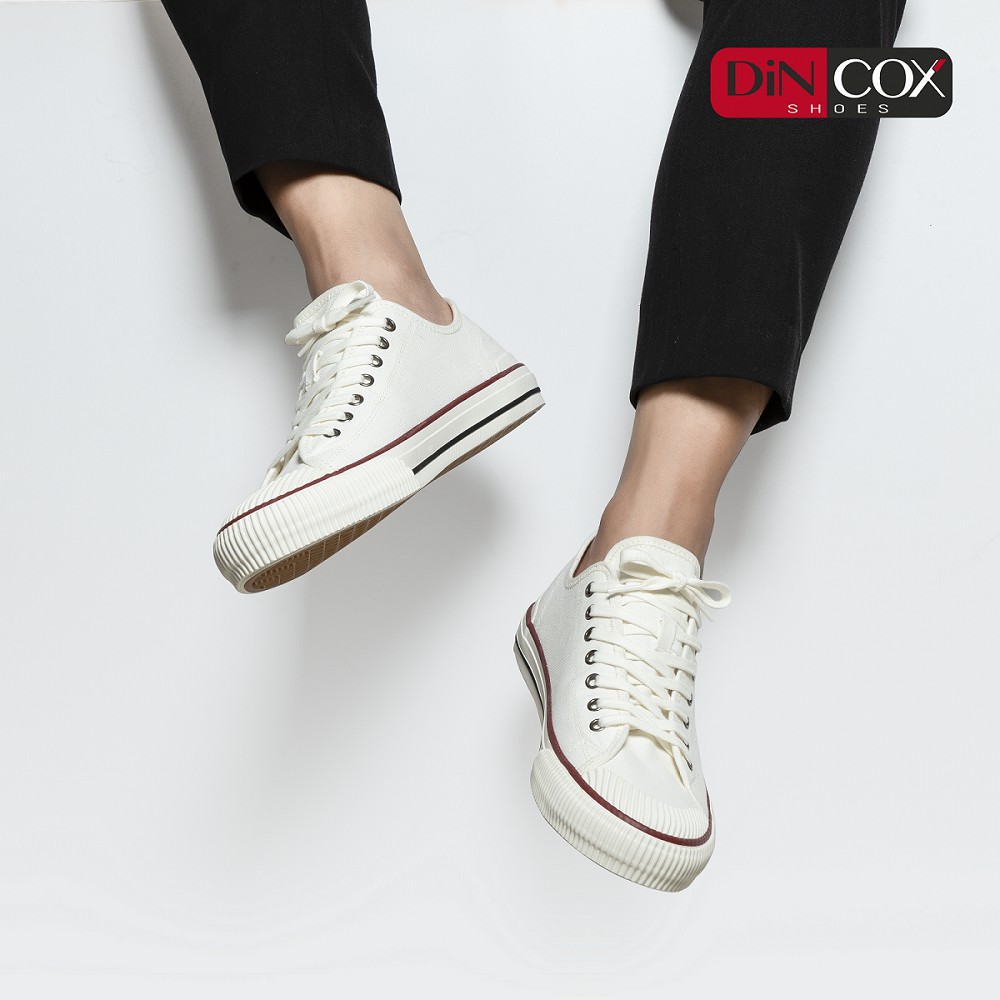 [Giao Hàng Ngay] DINCOX Shoes Hà Nội Giày Đôi Nam Nữ Chính Hãng D21 White/ Black