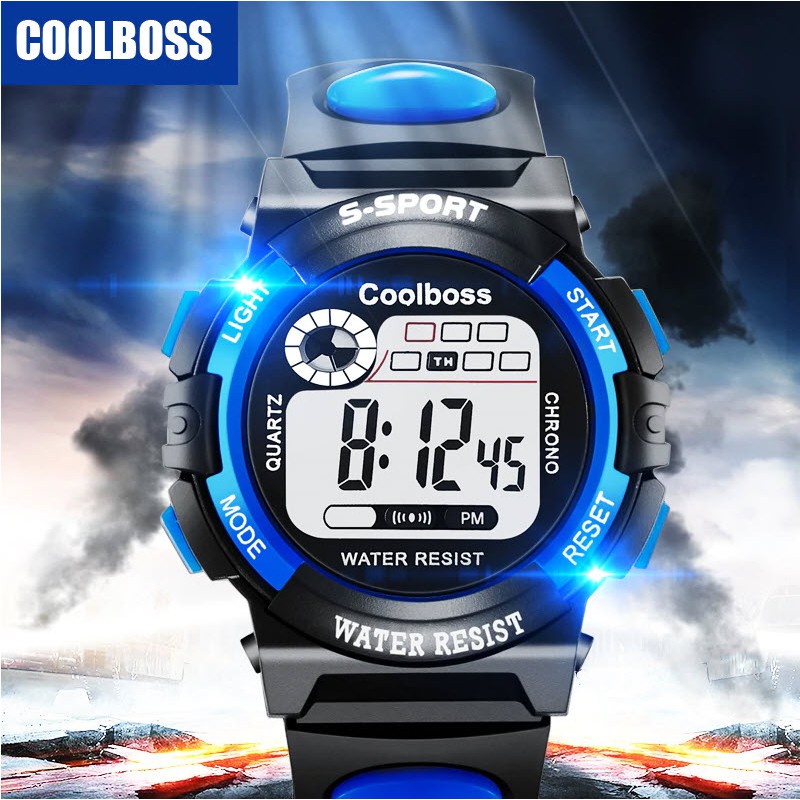 Đồng Hồ Điện Tử Trẻ Em Chống Nước CoolBoss