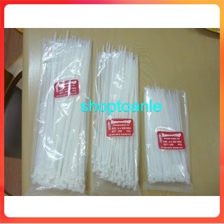 Dây rút nhựa các cỡ (dây thít nhựa- lạt nhựa) khoảng 80-85 sợi hoặc 60 sợi dây 40cm