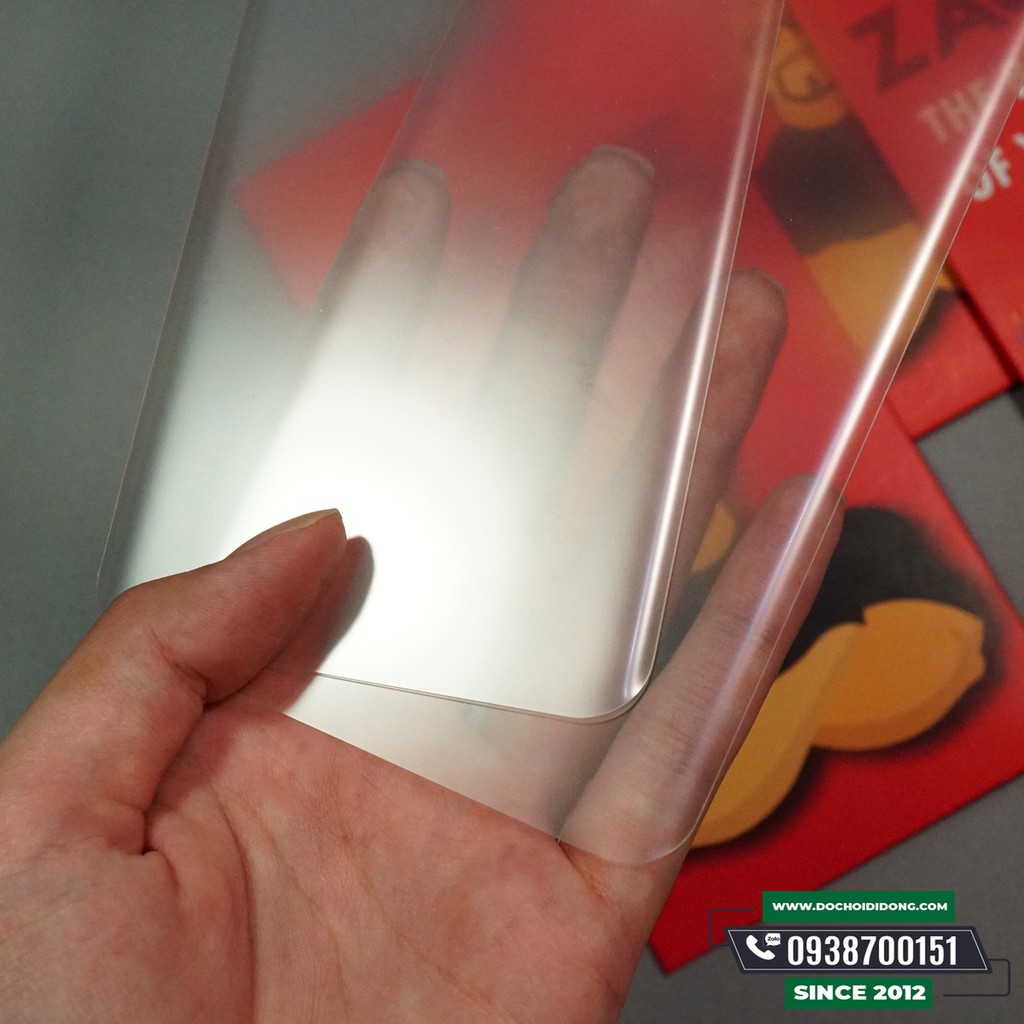 Miếng dán cường lực nhám Xiaomi Mi 10/ Mi 10 Pro UV Zacase chống vân tay