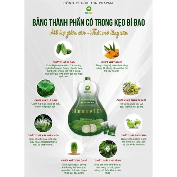 Kẹo bí đao giảm cân slimming TND
