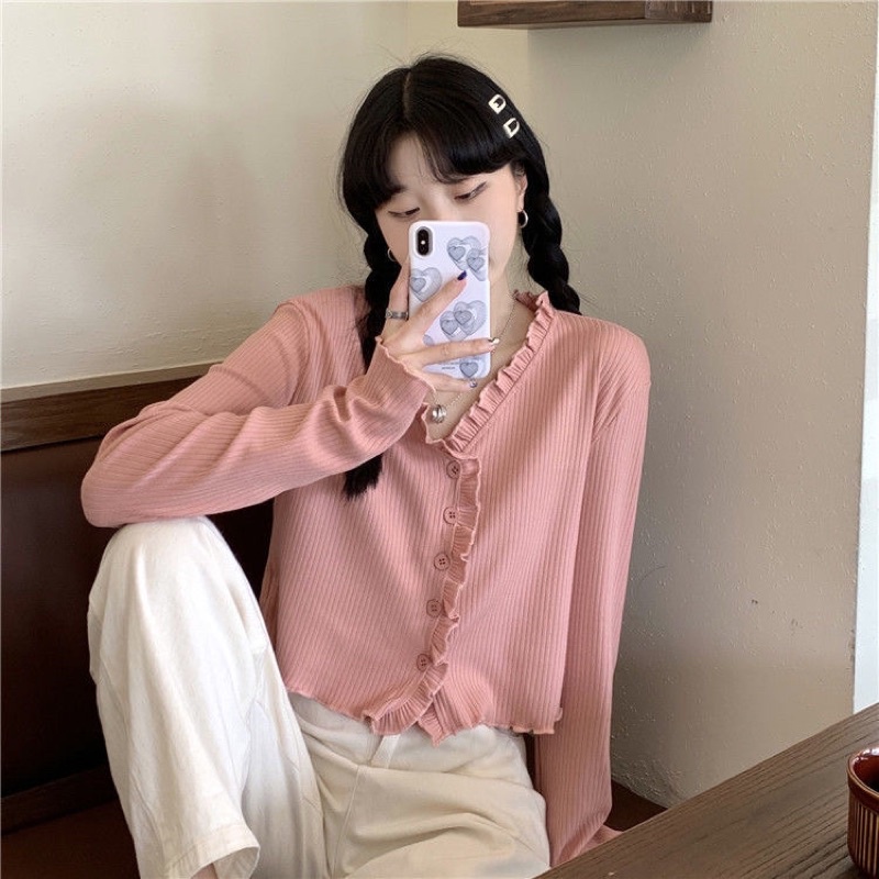 Áo thun croptop cách điệu thời trang mẫu mới 2021