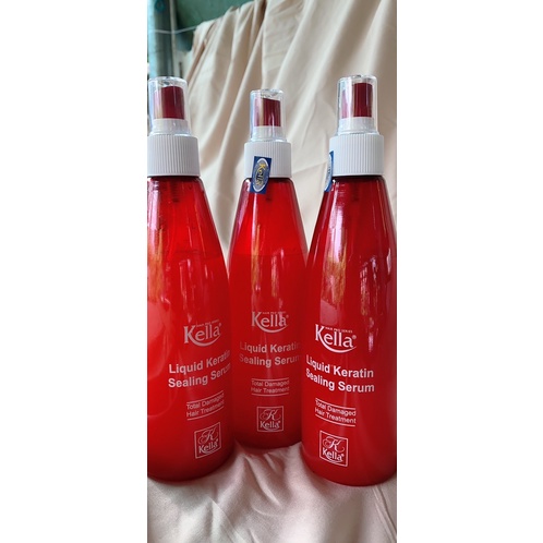 Xịt dưỡng tóc kella keratin phục hồi tóc hư tổn 250ml