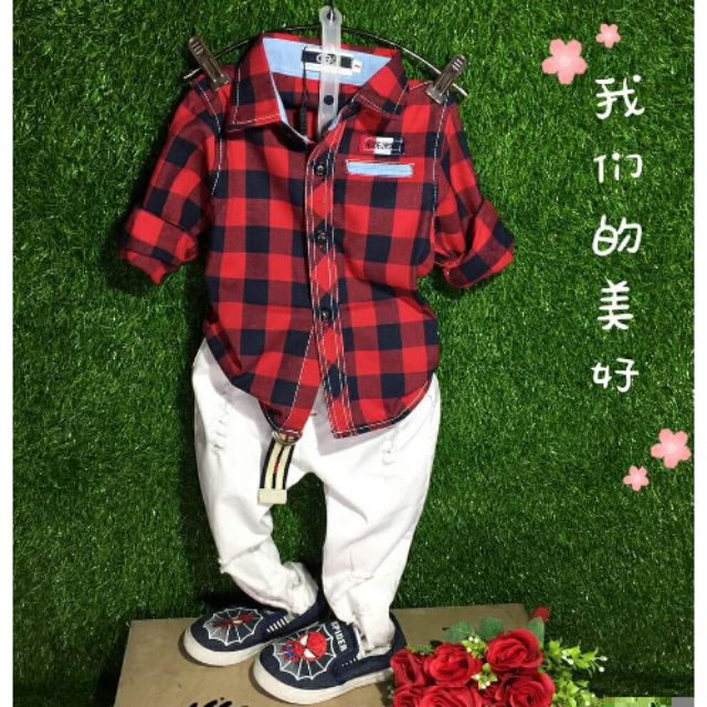 Thanh Lý Áo Sơ Mi Cho Bé Trai