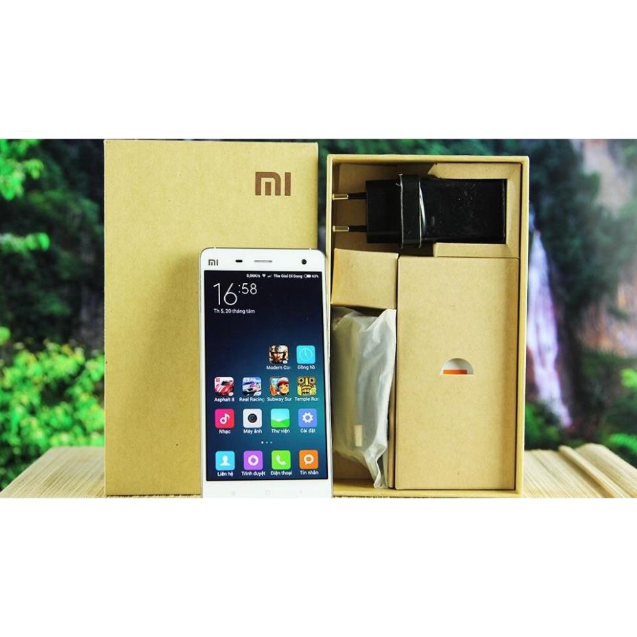 điện thoại Xiaomi Mi 4 - Xiaomi Mi4 Chính Hãng ram 4G/16G, Màn hình: IPS LCD, 5&quot;, Full HD, CPU: Snapdragon 801 4 nhân