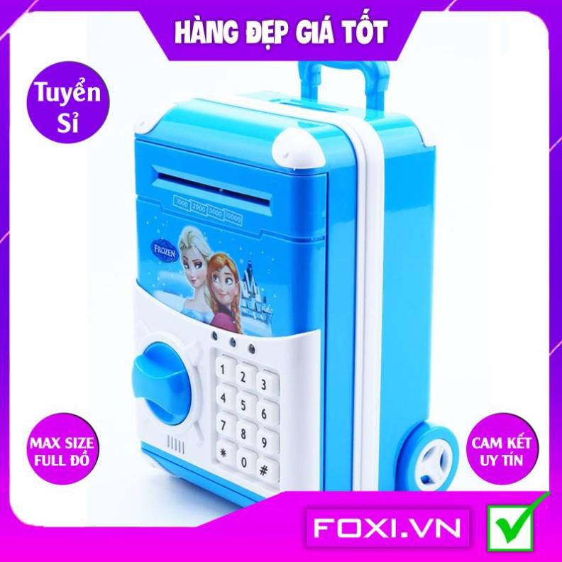 Đồ Chơi Két Sắt Vân Tay Điện Tử Mini Tiết Kiệm Tiền-Siêu Dễ Thương-Ống Heo Quà tặng giúp bé học cách tiết kiệm tiền