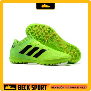 Giày Bóng Đá Nemeziz Messi 18.3 Xanh Lá Vạch Đen TF
