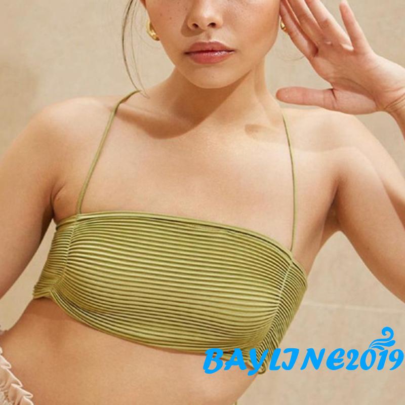 Áo Croptop Hai Dây Màu Sắc Trơn Thời Trang Mùa Hè Cho Nữ