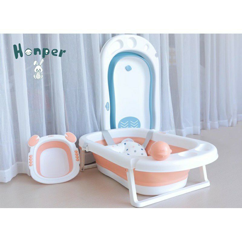 Chậu Tắm Gấp Gọn Kèm Phao Honper Chính Hãng