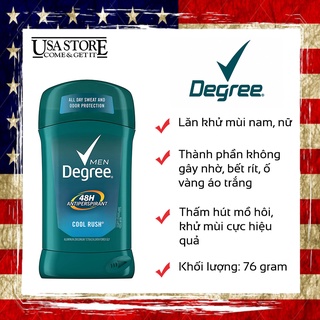 Lăn khử mùi cho nam Degree Men Cool Rush