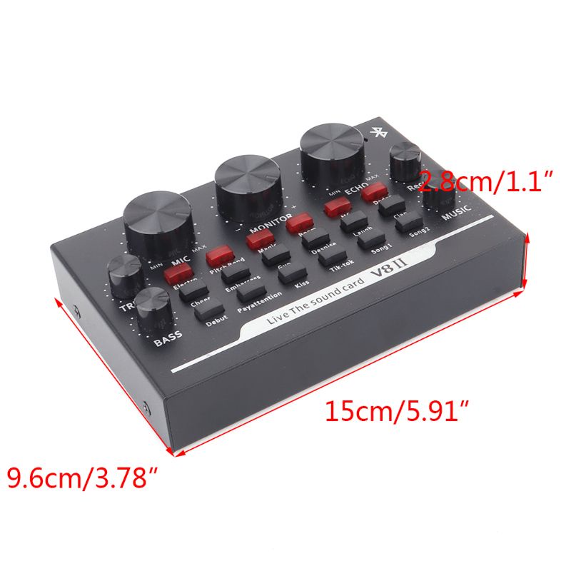 Thẻ Âm Thanh Ngoài USB Bluetooth zzz V8S Giải Trí Cá Nhân