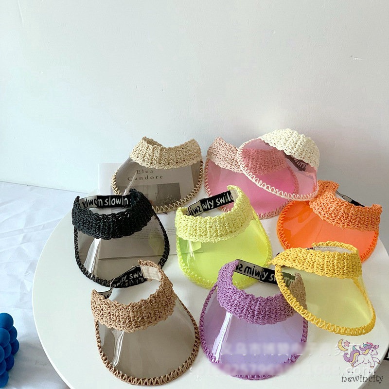 Mũ Lưỡi Trai Nửa Đầu Màu Sắc Phản Quang Thời Trang Mùa Hè Hàn Quốc Dành Cho Bé