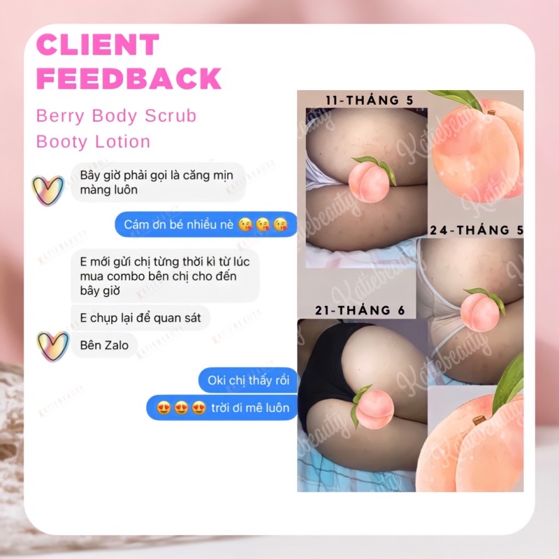 COMBO Cải thiện thâm mông, body - BODY ACNES COMBO | KATIEBEAUTY