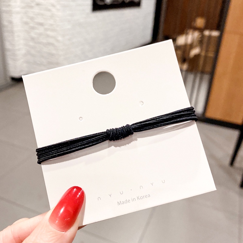 SÉT 10 Dây Cột Tóc 4 Sợi Đơn Giản Siêu Dễ Thương