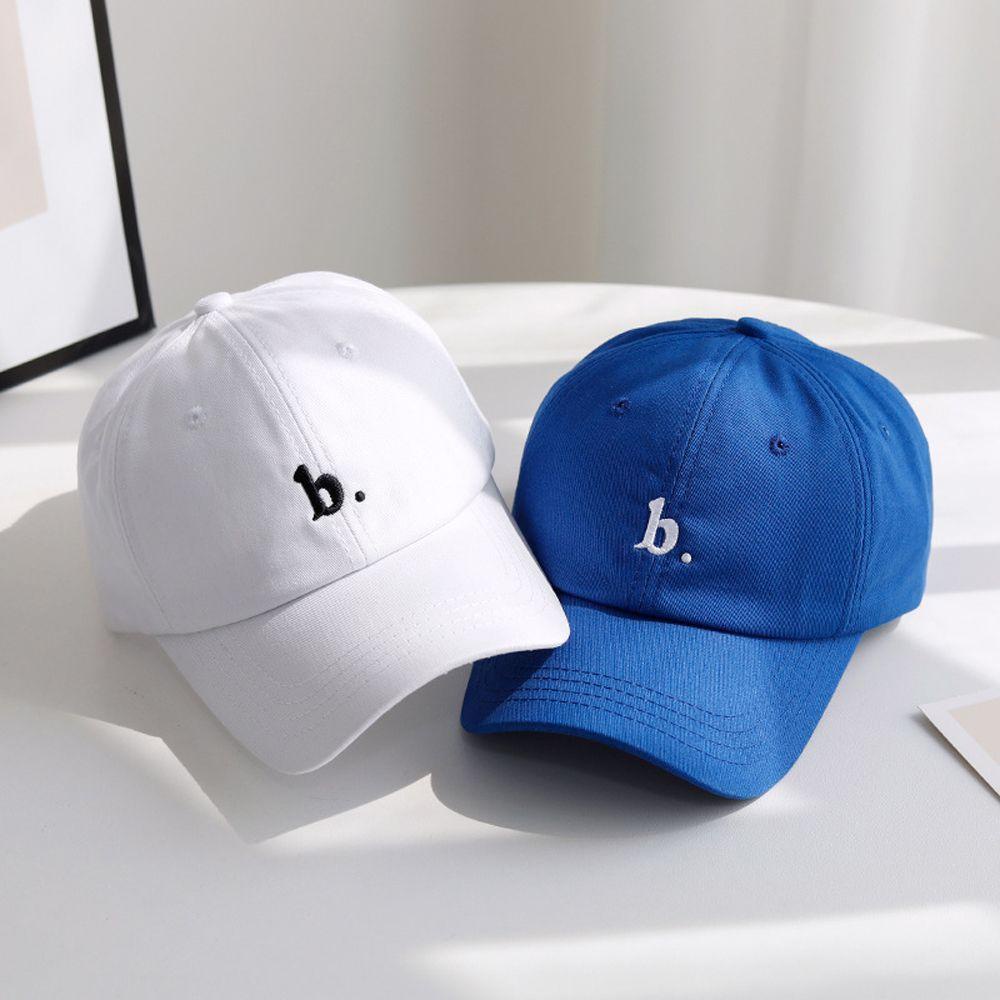 IVORY Mũ Lưỡi Trai Cotton Thêu Chữ Phong Cách Hiphop