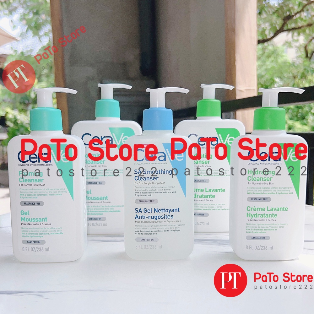 Sữa rửa mặt CRV nội địa Pháp