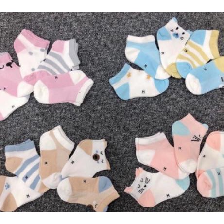 Sét 5 đôi tất lưới cổ thấp Kid's Socks