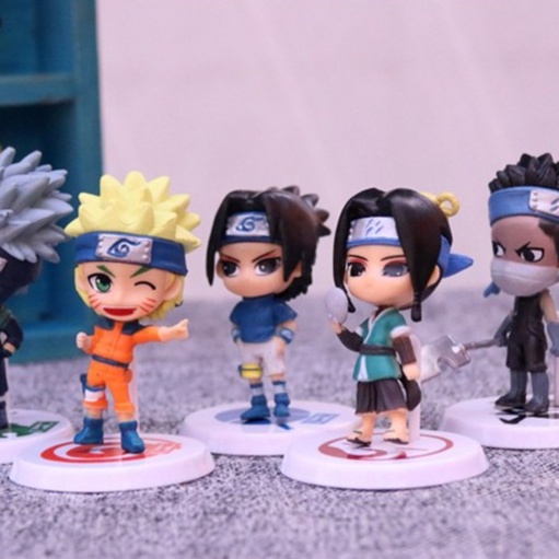 12 Mô Hình Các Nhân Vật Naruto Chibi