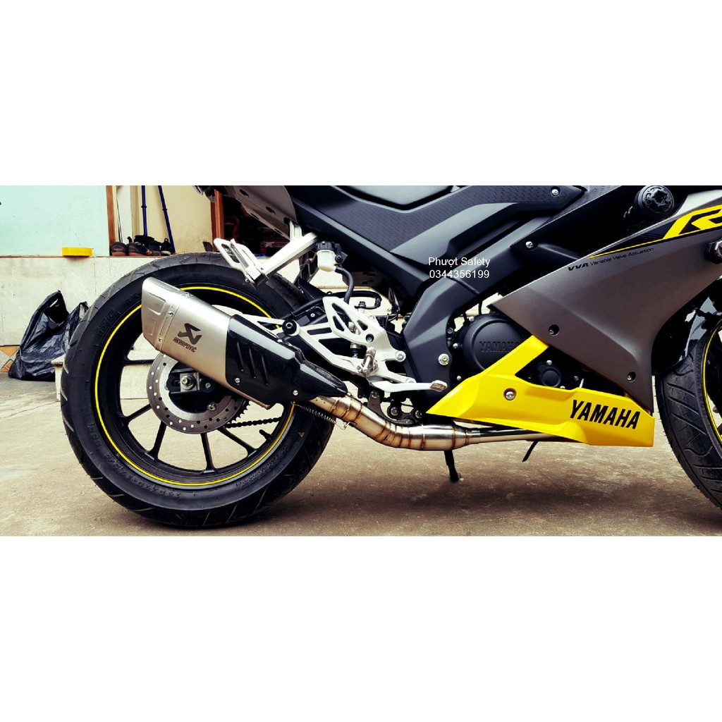 Pô Akrapovic R1 Titan cao cấp