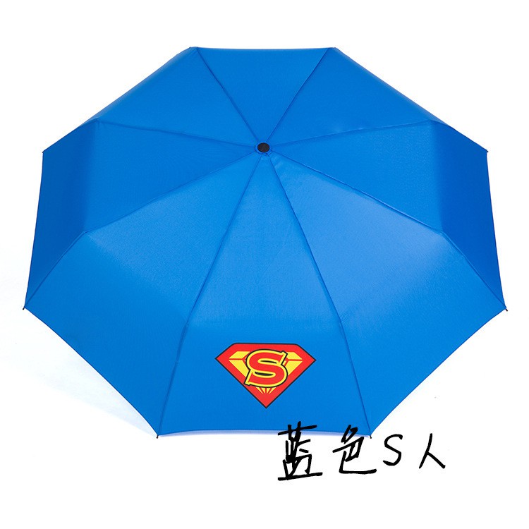 ♛Dù Gập Tự Động Siêu Nhẹ In Hình Hoạt Hình Avengers/Người Nhện/Captain America Cho Trẻ Em