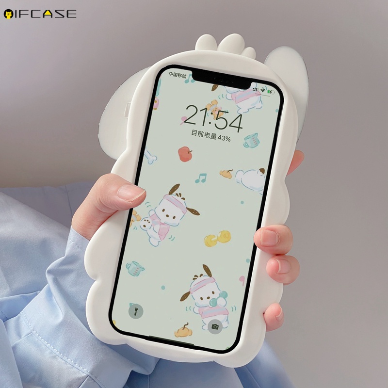 Ốp Điện Thoại Silicone Mềm Chống Sốc In Hình Chú Cún 3D Cho iPhone 13 12 11 Pro Max XS Max XR X 7 8 Plus