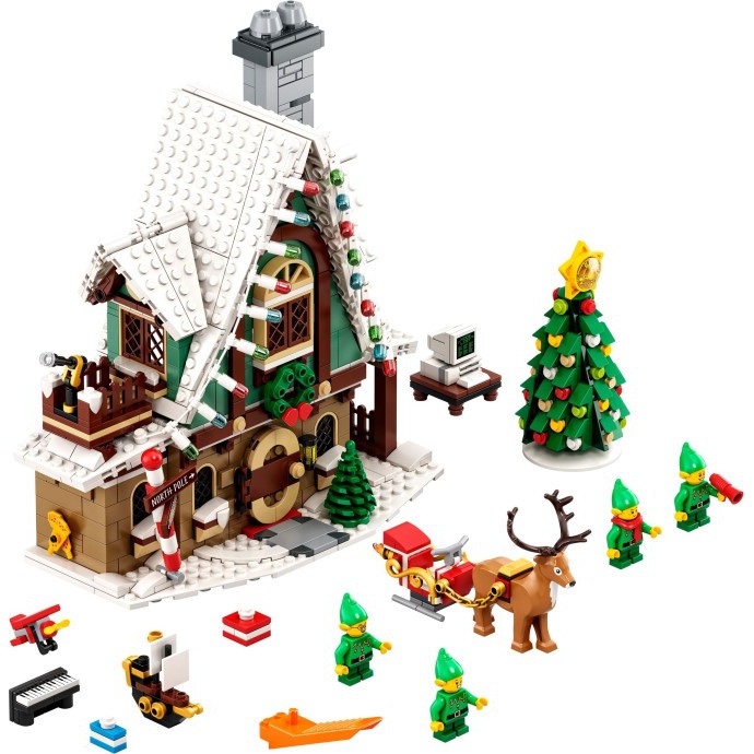 🎄10275 Đồ chơi lắp ráp Iego Creator Expert Winter Village Elf Club House - Câu lạc bộ những chú lùn tinh nghịch