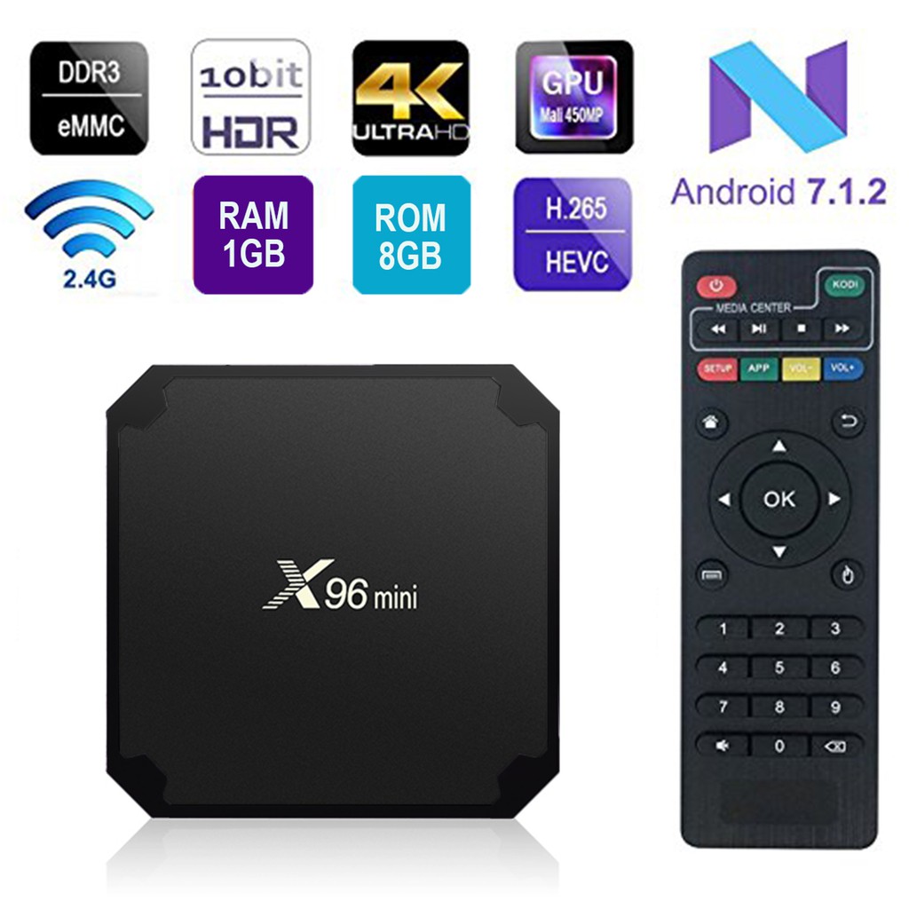 TV Box xịn X96 2G 16G tích hợp FPT play - Tivibox cấu hình mạnh - TV Box Truyền hình miễn phí