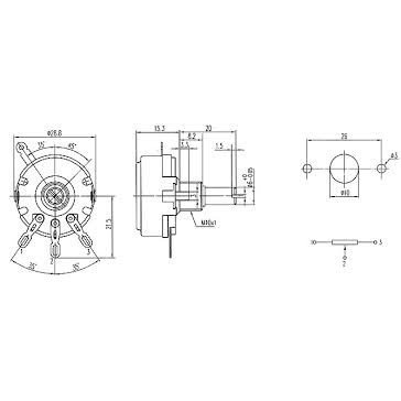 Chiết áp WTH118 2W các thông số / BIẾN TRỞ 2W