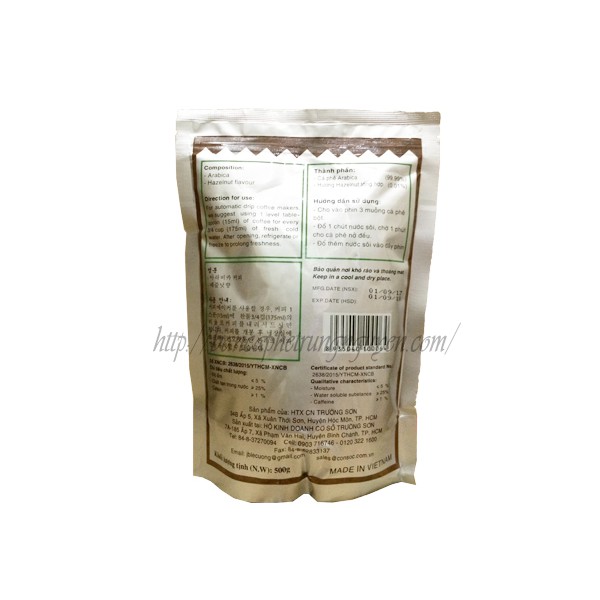 Cà Phê Phin Con Sóc Nâu Bịch 500gr | BigBuy360 - bigbuy360.vn