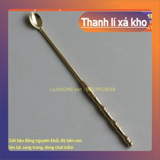 Đồ thờ cúng bằng đồng, đồ thờ cúng, do tho cung, dụng cụ chơi trầm Lazi HOME- Hàng chất, không tì vết 6