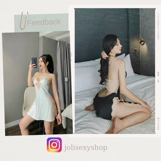 Váy Ngủ Lụa Sexy Cột Dây Sau Lưng