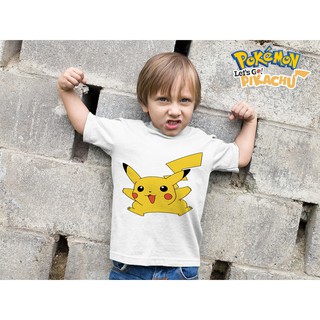 Áo thun Cotton Unisex - Movie - Pikachu - Pikachu dễ thương