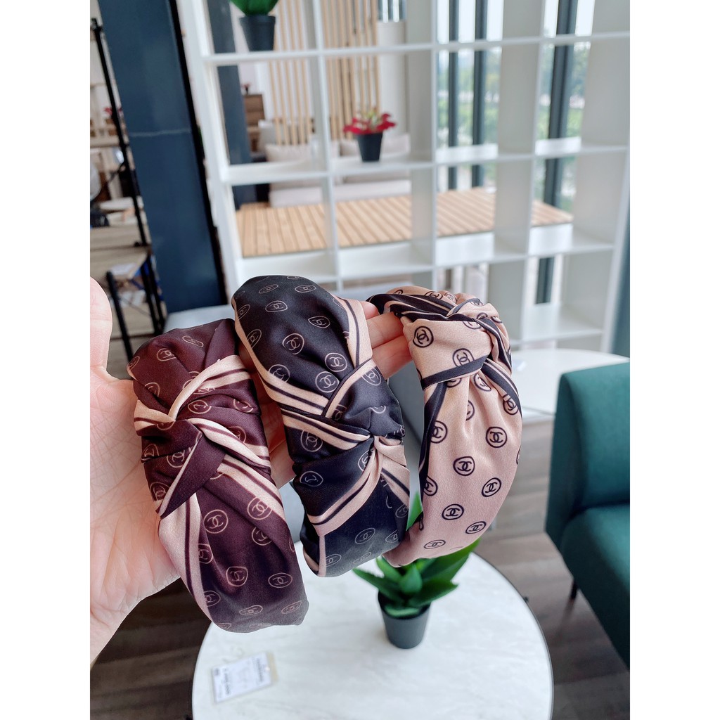 Băng Đô CHAN.NEL Kiểu Dáng Thời Trang sang trọng Phong Cách Hàn Quốc Xinh Xắn