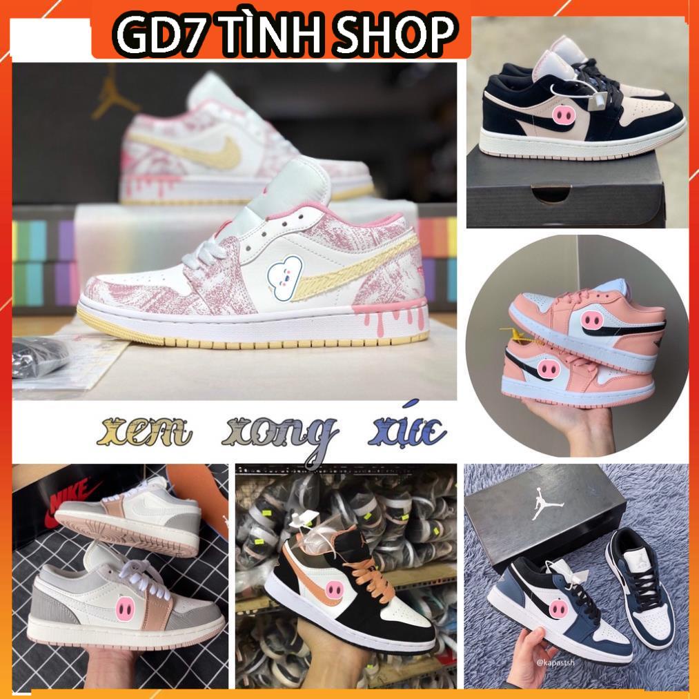 Giày jordan 1 cổ thấp các màu siêu hot , giày sneaker jd thấp cổ các màu mới nhất năm 2022 full box bill