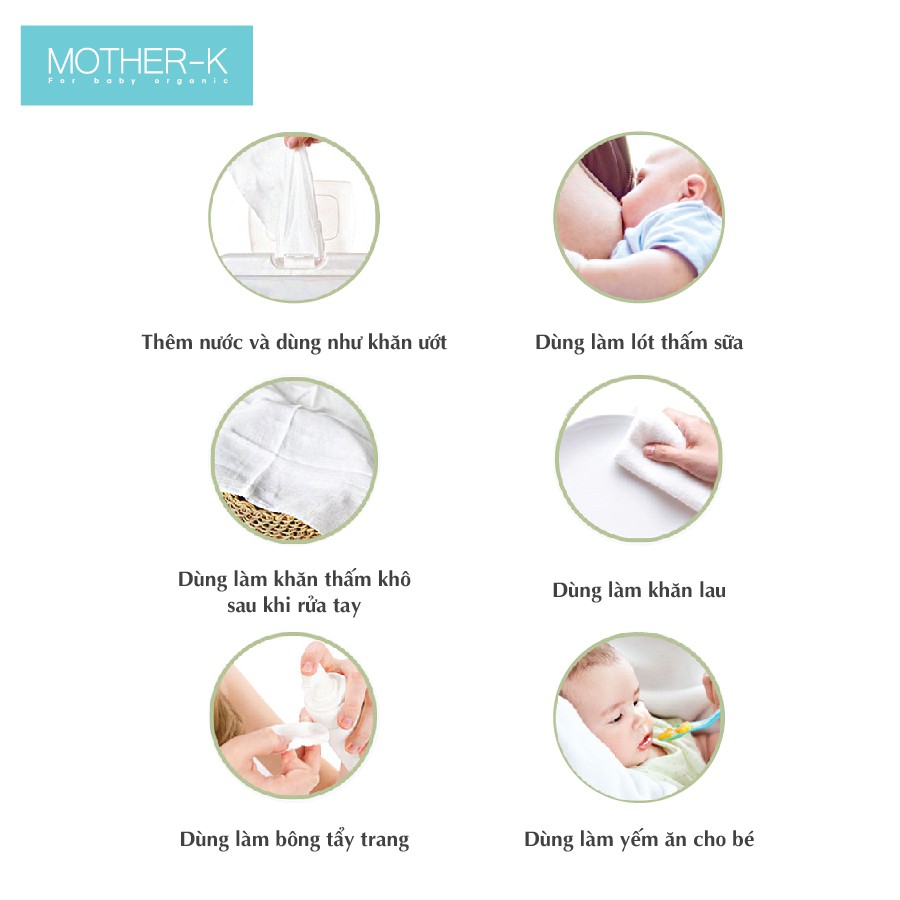 KHĂN VẢI KHÔ ĐA NĂNG MOTHER-K HÀN QUỐC