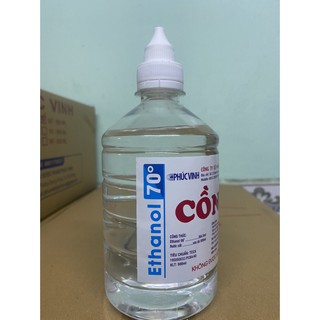 Cồn 70 độ 500ML ethanol Phúc Vinh