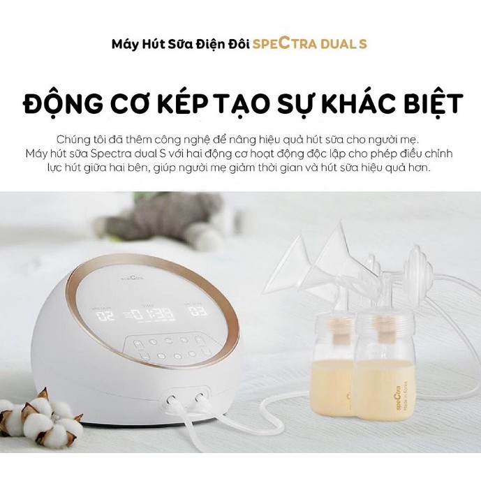 Máy Hút Sữa Điện Đôi SPECTRA Dual S