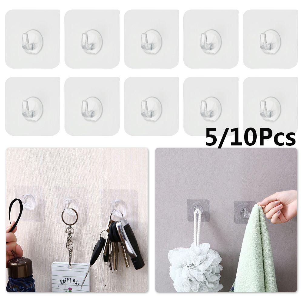 Set 5 / 10 Giá Đỡ Dán Tường Treo Đồ Tiện Dụng