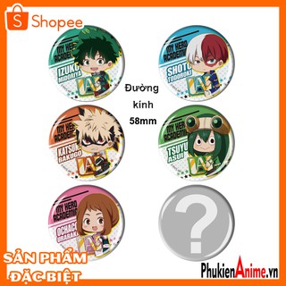 Shop anime hcm - set 6 huy hiệu anime boku no hero