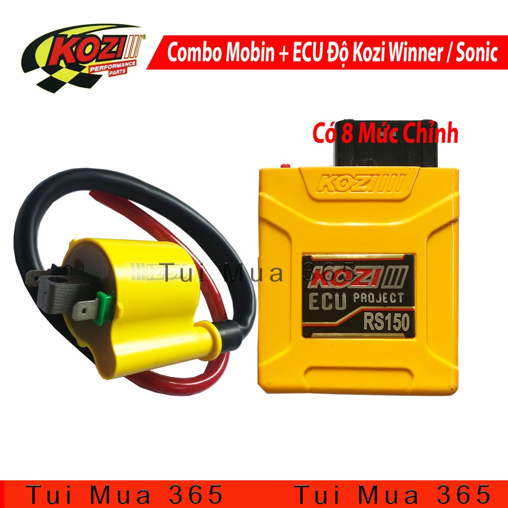 Combo IC và Mobin Sườn Độ Mở Tua Honda Winner 150cc, Sonic Kozi Có 8 Map Tăng Chỉnh