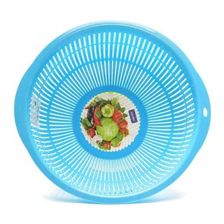 Rổ nhựa SOLA có quai rửa rau quả, tròn 5504-28.5cm