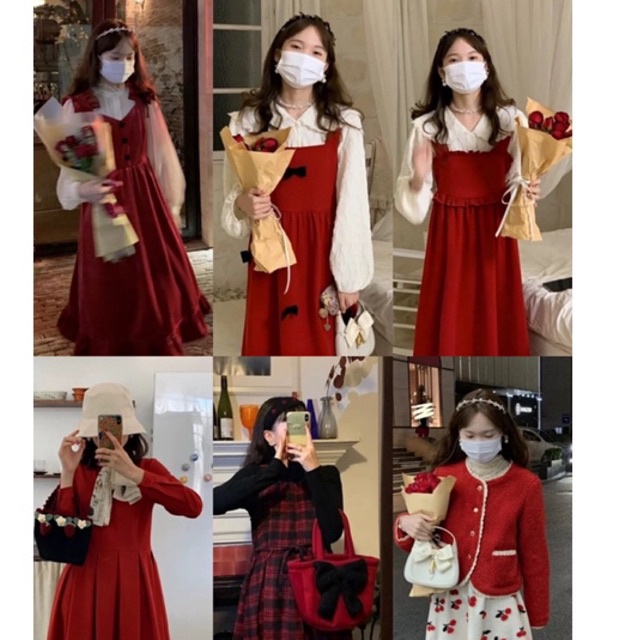 Váy ulzzang- Lướt phải xem thêm mẫu