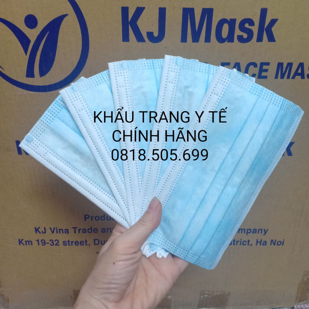 Hộp 50 cái khẩu trang y tế 4 lớp (Hàng chính hãng)