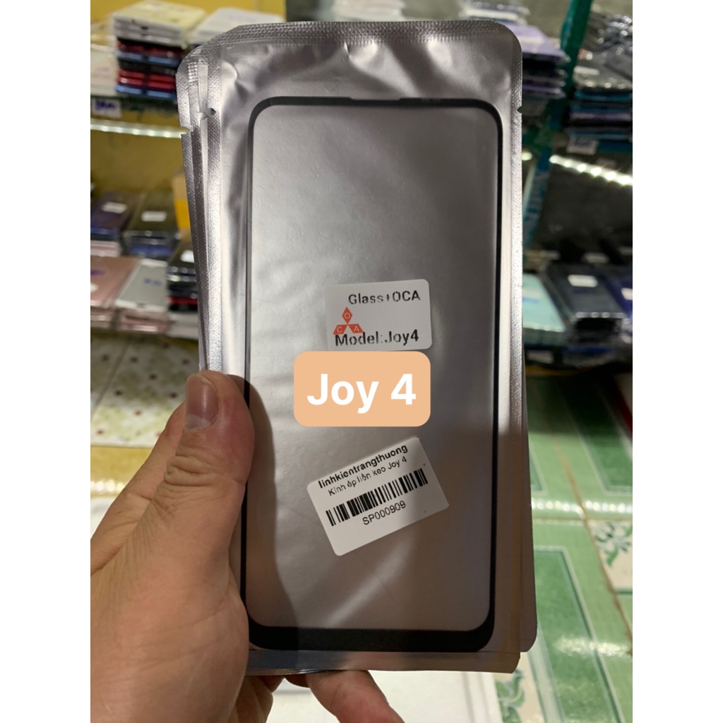 Kính ép liền keo điện thoại Vsmart Joy 4